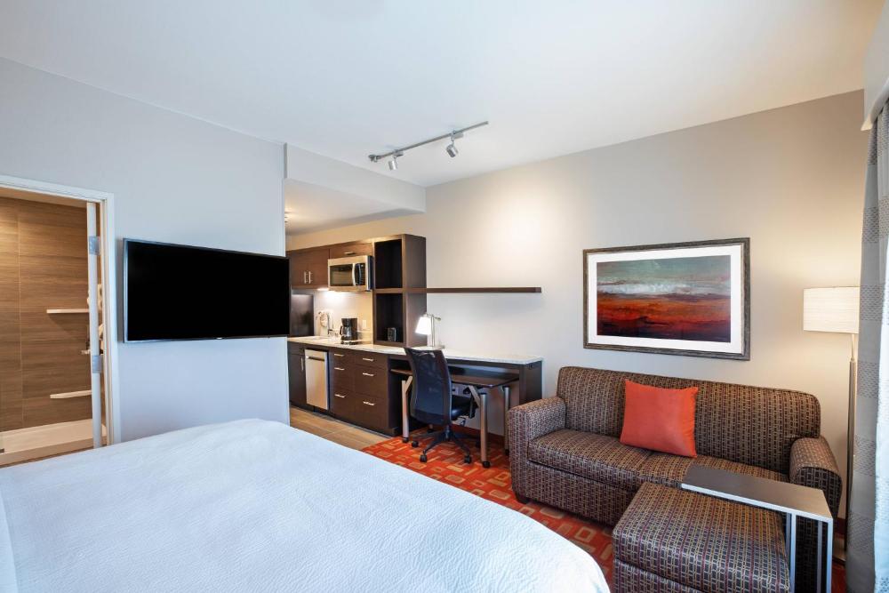 Studio, 1 King, Sofa bed interior